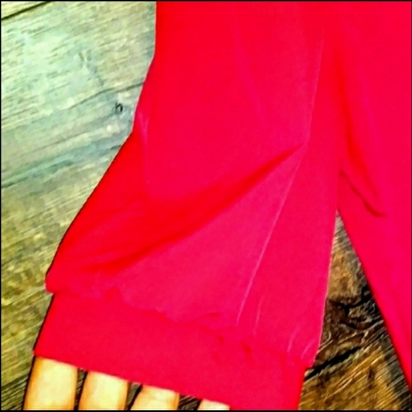 Coco and Main Shift Dress Size L Coral Chiffon New - Picture 5 of 10